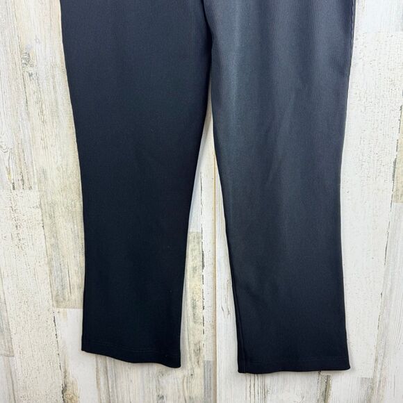 St. John Sport by Marie gray Pants Womens Size 12 Black High Rise Straight - Picture 7 of 9